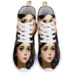 Victorian Girl With Long Black Hair 7 Women s Lightweight High Top Sneakers