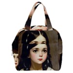 Victorian Girl With Long Black Hair 7 Boxy Hand Bag