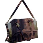 Victorian House In The Lake By The Woods Canvas Crossbody Bag