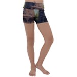 Victorian House In The Lake By The Woods Kids  Lightweight Velour Yoga Shorts