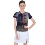 Victorian House In The Lake By The Woods Women s Sports Top