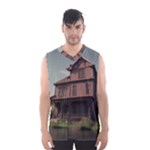 Victorian House In The Oregon Woods Men s Basketball Tank Top