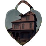 Victorian House In The Oregon Woods Giant Heart Shaped Tote