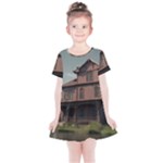 Victorian House In The Oregon Woods Kids  Simple Cotton Dress