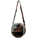 Victorian House In The Oregon Woods Crossbody Circle Bag