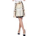 Victorian Girl Holding Napkin A-Line Skirt