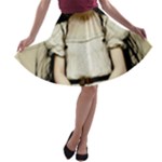 Victorian Girl Holding Napkin A-line Skater Skirt