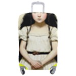 Victorian Girl Holding Napkin Luggage Cover (Medium)