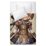 Cute Adorable Victorian Steampunk Girl 4 Duvet Cover Double Side (Single Size)