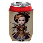 Cute Adorable Victorian Steampunk Girl 4 Can Holder