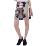 Cute Adorable Victorian Steampunk Girl 4 Tennis Skirt