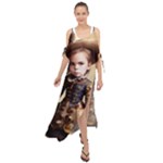Cute Adorable Victorian Steampunk Girl 2 Maxi Chiffon Cover Up Dress