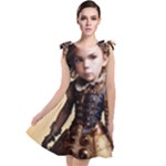 Cute Adorable Victorian Steampunk Girl 2 Tie Up Tunic Dress