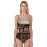 Victorian House In The Woods At Dusk Camisole Leotard 