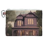Victorian House In The Woods At Dusk Canvas Cosmetic Bag (XL)