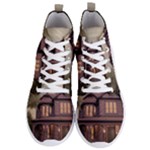 Victorian House In The Woods At Dusk Men s Lightweight High Top Sneakers