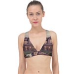 Victorian House In The Woods At Dusk Classic Banded Bikini Top