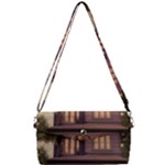 Victorian House In The Woods At Dusk Removable Strap Clutch Bag