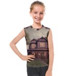 Victorian House In The Woods At Dusk Kids  Mesh Tank Top