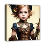 Cute Adorable Victorian Steampunk Girl 3 Mini Canvas 8  x 8  (Stretched)