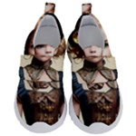 Cute Adorable Victorian Steampunk Girl 3 Kids  Velcro No Lace Shoes