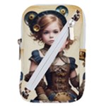 Cute Adorable Victorian Steampunk Girl 3 Belt Pouch Bag (Large)