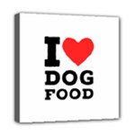 I love dog food Mini Canvas 8  x 8  (Stretched)