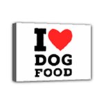 I love dog food Mini Canvas 7  x 5  (Stretched)