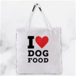 I love dog food Grocery Tote Bag