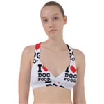 I love dog food Sweetheart Sports Bra