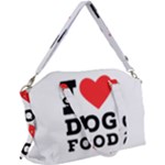 I love dog food Canvas Crossbody Bag