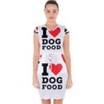 I love dog food Capsleeve Drawstring Dress 