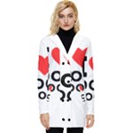 I love dog food Button Up Hooded Coat 