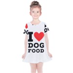 I love dog food Kids  Simple Cotton Dress
