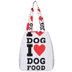 I love dog food Center Zip Backpack