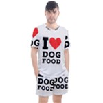 I love dog food Men s Mesh Tee and Shorts Set