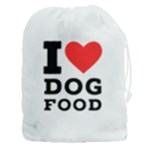 I love dog food Drawstring Pouch (3XL)