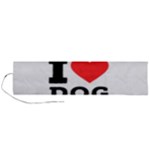 I love dog food Roll Up Canvas Pencil Holder (L)