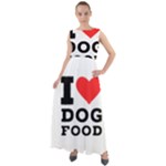 I love dog food Chiffon Mesh Boho Maxi Dress