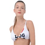 I love dog food Knot Up Bikini Top