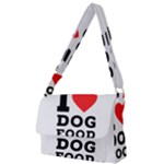 I love dog food Full Print Messenger Bag (L)