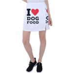 I love dog food Tennis Skirt