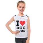 I love dog food Kids  Mesh Tank Top