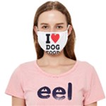 I love dog food Cloth Face Mask (Adult)