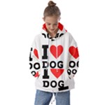 I love dog food Kids  Oversized Hoodie