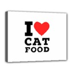 I love cat food Canvas 14  x 11  (Stretched)