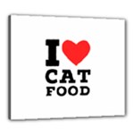 I love cat food Canvas 24  x 20  (Stretched)