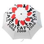 I love cat food Folding Umbrellas