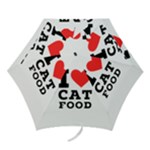 I love cat food Mini Folding Umbrellas