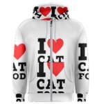 I love cat food Men s Zipper Hoodie